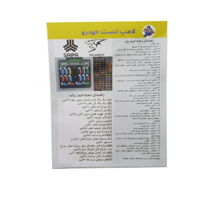 تستر فیوز خودرو ونت مدل YN21