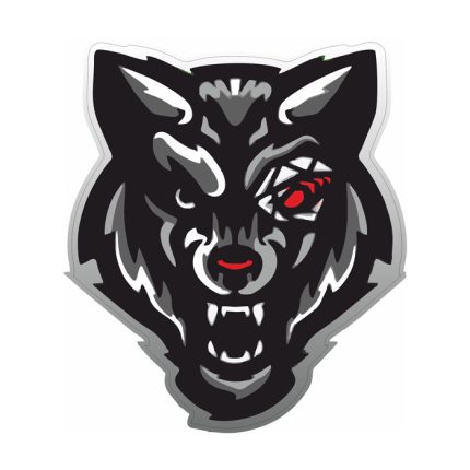 برچسب بدنه خودرو طرح گرگ مدل WOLF001