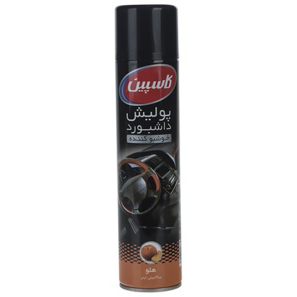 اسپری پولیش داشبورد خودرو کاسپین مدل Peach حجم 300 میلی‌ لیتر