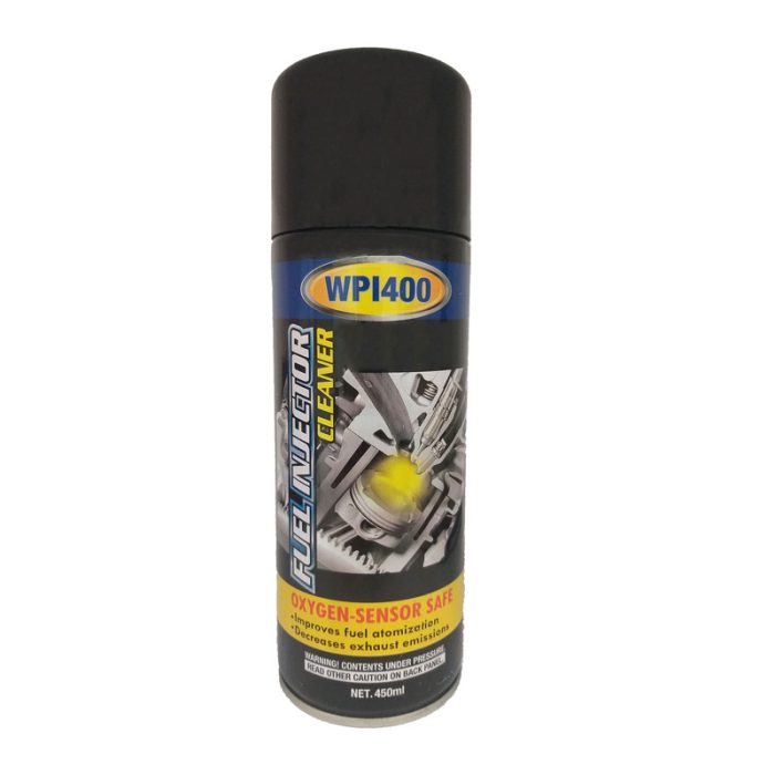 اسپری تمیز کننده انژکتور خودرو دبلیو پی آی 400 مدل w111406 حجم 450 میلی لیتر