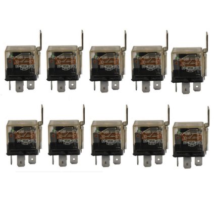 رله بوق خودرو 5 پین 80 آمپر مدل FTP8743 بسته 10 عددی