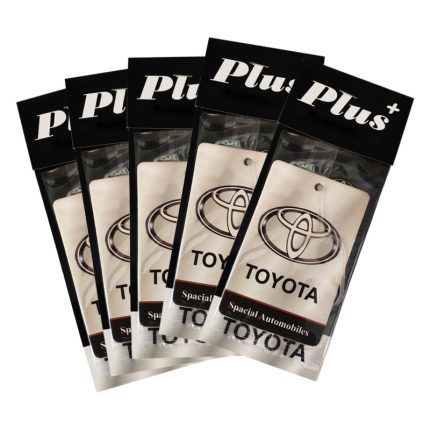 خوشبو کننده خودرو پلاس کد TOYOTA-0005 با رایحه شکلات بسته 5 عددی