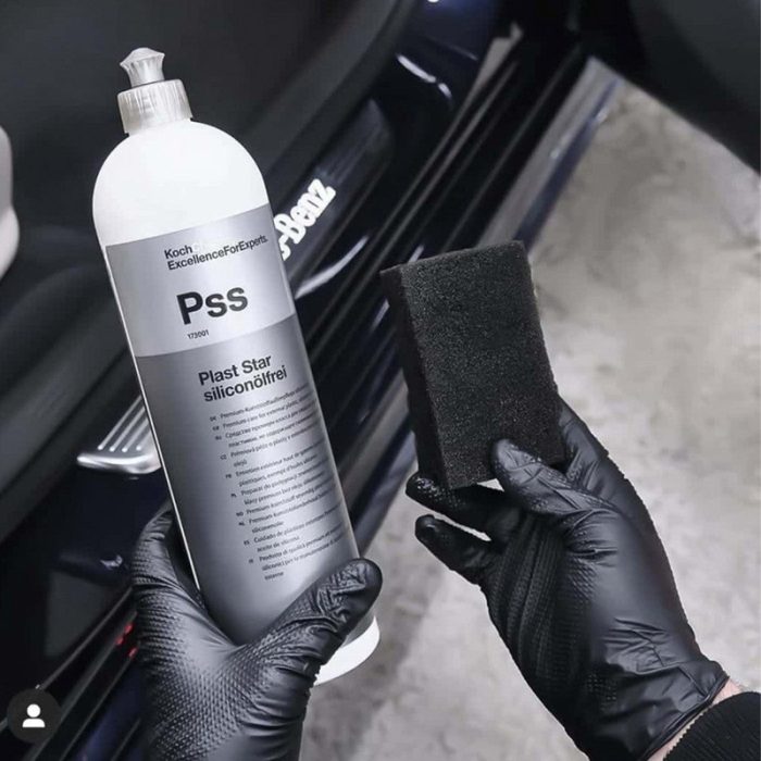 محافظ و مات کننده سطوح پلاستیکی خودرو کخ شیمی مدل Pss Plast Star Siliconölfrei کد F2022 p[l]1000 میلی لیتر