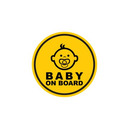برچسب بدنه خودرو طرح Baby on Board کد ۰۵