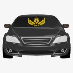برچسب بدنه خودرو ماتریسیو طرح بال کد M08