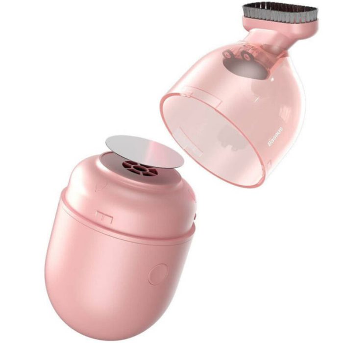 جارو شارژی خودرو باسئوس مدل CRXCQC2-04 Pink