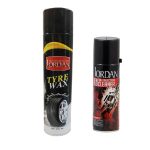 اسپری براق کننده تایر جردن مدل  W 1 حجم 650 میلی لیتر به همراه اسپری انژکتور شوی